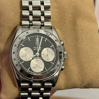 Tudor Monarch 15900 Chronograph Reverse Panda Full Kit