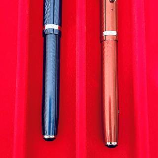 RESTORED Vintage Esterbrook SJs - Dubonnet Red & Cobalt Blue
