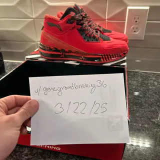 Li Ning Way of Wade 2 Red Danger PE 10.5 Used 150$