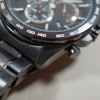 Seiko SSB311P1 8T63 Chronograph Tachymeter Black Quartz - $135