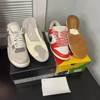J4 frozen moments Sz 5.5M $150 Dunk low sb habibi sz 8.5 $380