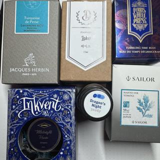 Lot of 6 interesting inks