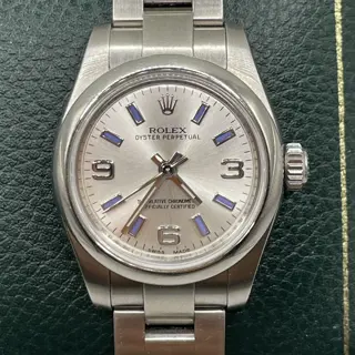 Rolex Domino's Pizza 176200 26mm Oyster Perpetual Lavender Stick Markers