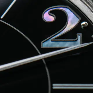 Credor "24/7" GCAT989 with Mother of Pearl Markers. Accurate to ±10 seconds per year and only 5.4mm thick.