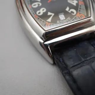 Epos Elegance 3332 Black Dial Swiss Tonneau Automatic Watch - $395