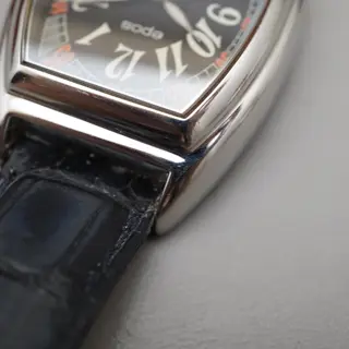 Epos Elegance 3332 Black Dial Swiss Tonneau Automatic Watch - $395