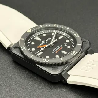 Bell&Ross BR03-92 Diver | Complete Set | PVD Coated Steel | Extra White Strap | Excellent Condition