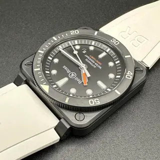 Bell&Ross BR03-92 Diver | Complete Set | PVD Coated Steel | Extra White Strap | Excellent Condition