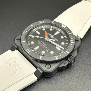 Bell&Ross BR03-92 Diver | Complete Set | PVD Coated Steel | Extra White Strap | Excellent Condition