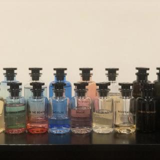 BDK, Bvlgari, By Kilian, Chanel, Creed, Goldfield & Banks, Initio, Kerosene, Le Labo, LV, MFK, Mind Games, Nishane, PDM, Penhaligon's, Roja, Scents of Wood, Xerjoff, Zoologist (Decant)