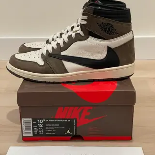 Travis Scott Jordan 1 High “Mocha” Size 10.5 - $900++