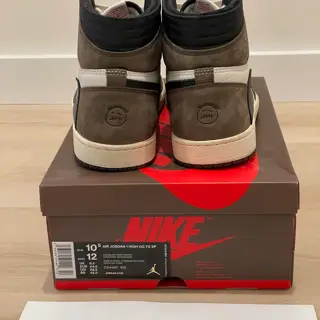Travis Scott Jordan 1 High “Mocha” Size 10.5 - $900++