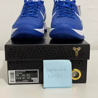 Nike Kobe 6 Protro Dodgers 10 310 + Ship
