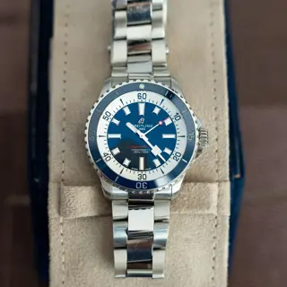Breitling Superocean Automatic 42mm in Blue dial.