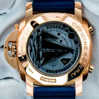 Panerai Luminor PCYC Yachts Challenge Flyback Chrono PAM01020 PAM 1020 Rose Gold Full Set - $19,195