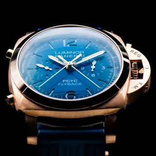 Panerai Luminor PCYC Yachts Challenge Flyback Chrono PAM01020 PAM 1020 Rose Gold Full Set - $19,195