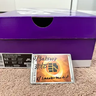 Nike SB Dunk Low Pro ‘Aluminum’ size 9.5M $120 shipped