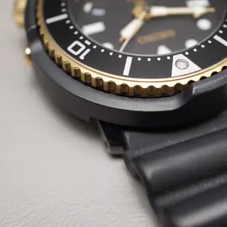 Seiko Prospex SBDN028 V147 Lowercase Limited Black Gold Tuna Solar Quartz Watch - $195