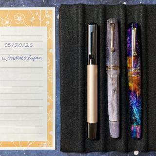 Monteverde Ritma Rosegold, Leonardo MM Amethyst, Leonardo MZ LE Galaxy Prime
