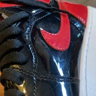 Jordan 4 Red Thunder ($275) And Jordan 1 Patent Bred($100)(Pendant but no chain) Both Sz 9 Both Used