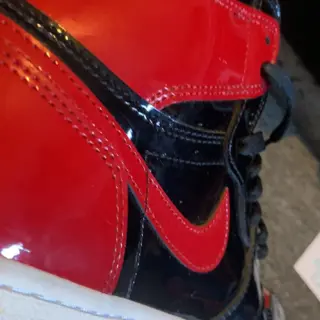 Jordan 4 Red Thunder ($275) And Jordan 1 Patent Bred($100)(Pendant but no chain) Both Sz 9 Both Used