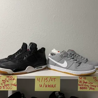 TAKING OFFERS | Check pics for details | SZ 9.5, SZ 10, SZ 10.5 | Jordan 4, Jordan 1s, SB Dunks, Yeezy, Adidas, Air Max | $25 - $300