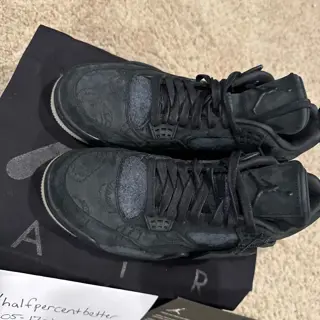 Size 10- DS Jordan 4 x Kaws Black. OG all
