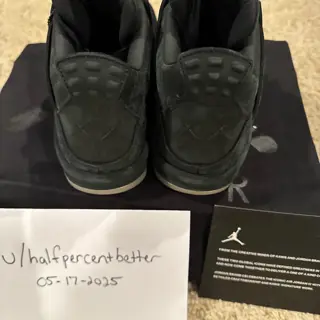 Size 10- DS Jordan 4 x Kaws Black. OG all