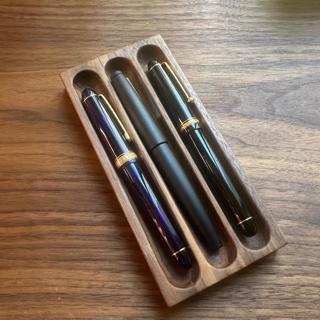hand made walnut pen trays