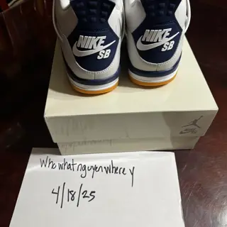 Jordan 4 sb navy DS sz11  310 PayPal