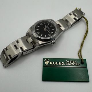 Rolex Oyster Perpetual Lady 24 Full Steel Oyster Black Dial (Mint/Unpolished)