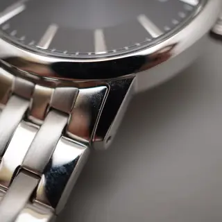 Citizen Eco-Drive E111-S067901 Black Dial Sapphire JDM Solar Quartz Watch - $95