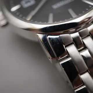 Citizen Eco-Drive E111-S067901 Black Dial Sapphire JDM Solar Quartz Watch - $95