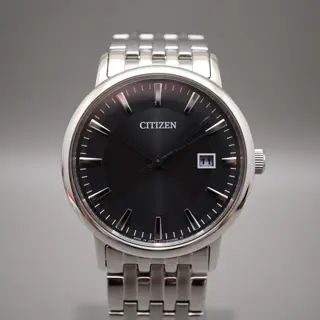 Citizen Eco-Drive E111-S067901 Black Dial Sapphire JDM Solar Quartz Watch - $95