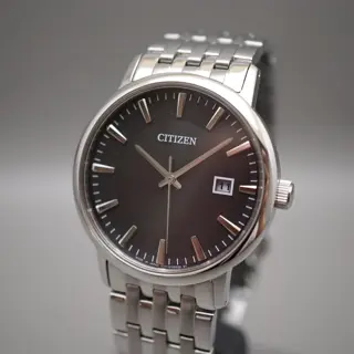 Citizen Eco-Drive E111-S067901 Black Dial Sapphire JDM Solar Quartz Watch - $95