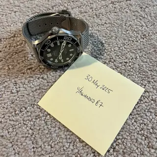 Omega Seamaster SMP300 - New Black Dial + Mesh Bracelet - 210.30.42.20.01.010 - Full Set