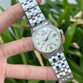 Underrated Seiko JDM SCVS009 Explorer cream dial, 6R15 movement