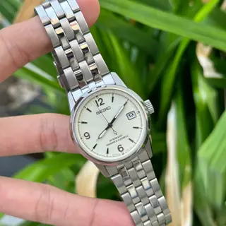 Underrated Seiko JDM SCVS009 Explorer cream dial, 6R15 movement