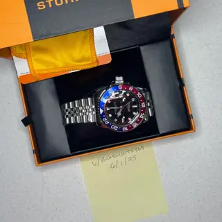 Stuhrling Meridian GMT Pepsi