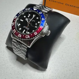 Stuhrling Meridian GMT Pepsi