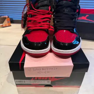 worn 1x patent leather bred 1 size 11.5 $140 shipped