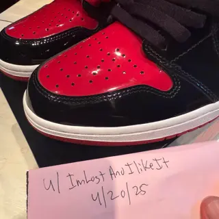 worn 1x patent leather bred 1 size 11.5 $140 shipped
