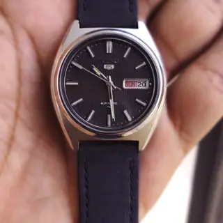 ‼️ Reduction ‼️ Seiko 5 Automatic Waffle Dial 7009-8330 Serviced - 85$