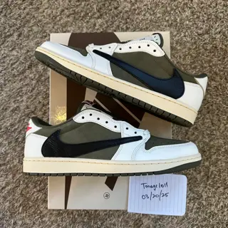 Jordan 1 Low x Travis Scott ‘Medium Olive’ - Size 11, New. $560 Shipped.