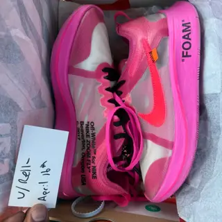 Off-White Nike Zoom Fly 8.5 $275 [used]