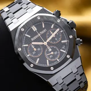 Audemars Piguet Royal Oak Chronograph 41mm Black Ceramic - AP 26240ce Full Set 2023