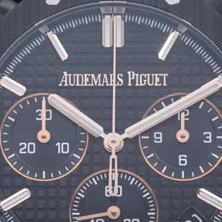 Audemars Piguet Royal Oak Chronograph 41mm Black Ceramic - AP 26240ce Full Set 2023