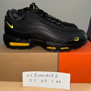 Nike Air Max 95 Corteiz Honey Black, Size 11, DS, $216 Shipped