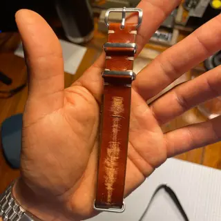 Veblenist NATO genuine leather strap + NEW canvas NATO