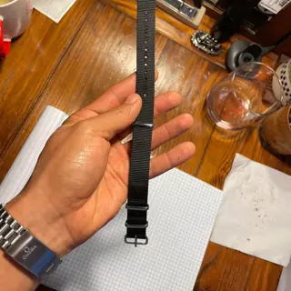 Veblenist NATO genuine leather strap + NEW canvas NATO